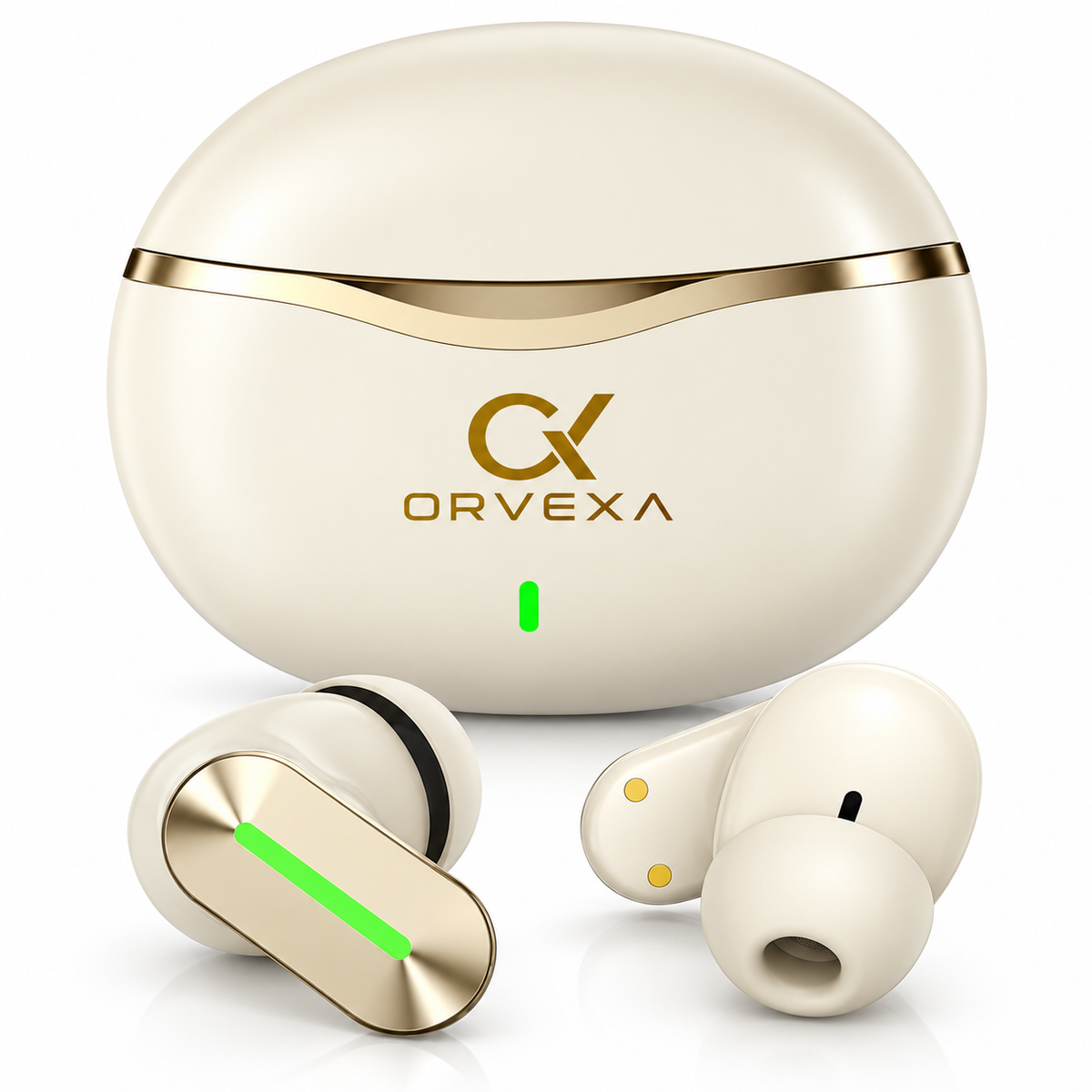 ORVEXA Firefly TWS Earbuds – 13mm Driver, 50 Hrs Playtime, Bluetooth 5.4